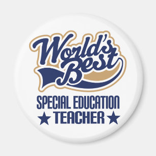 Special Education Teacher Gift (Worlds Best) Magnet