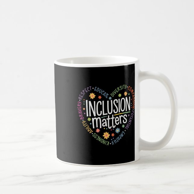 Special Education Teacher Inclusion Problems Autis Coffee Mug (Right)