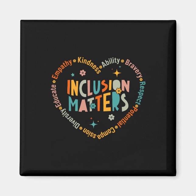 Special Education Teacher Inclusion Problems Autis Magnet (Front)