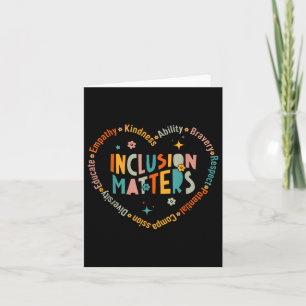 Special Education Teacher Inclusion S Autism Aware Card