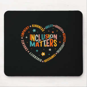 Special Education Teacher Inclusion S Autism Aware Mouse Pad