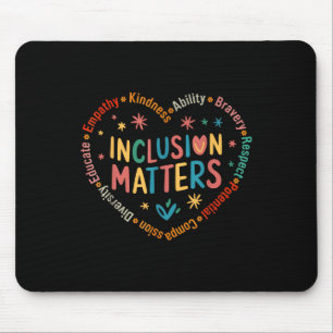 Special Education Teacher Inclusion S Autism Aware Mouse Pad