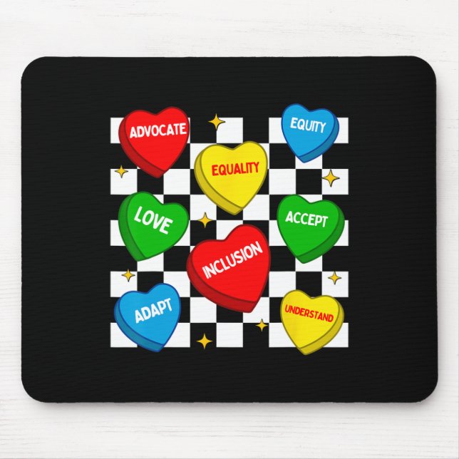 Special Education Teacher Inspirational Autism Can Mouse Pad (Front)