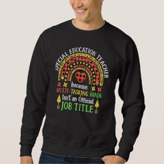 Special Education Teacher Ninja SPED Job Title Spe Sweatshirt
