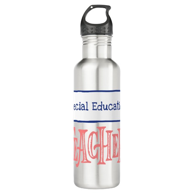 Special Education Teacher Pencil Design 710 Ml Water Bottle (Front)