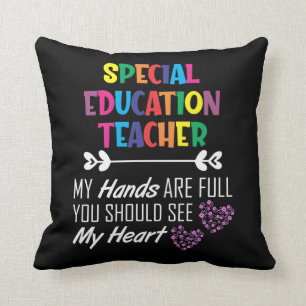 Special Education Teacher School Educator Teaching Cushion