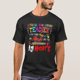 Special Education Teacher SPED Squad Teaching Hear T-Shirt
