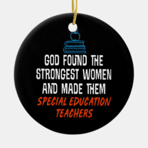 Special Education Teachers Ceramic Ornament