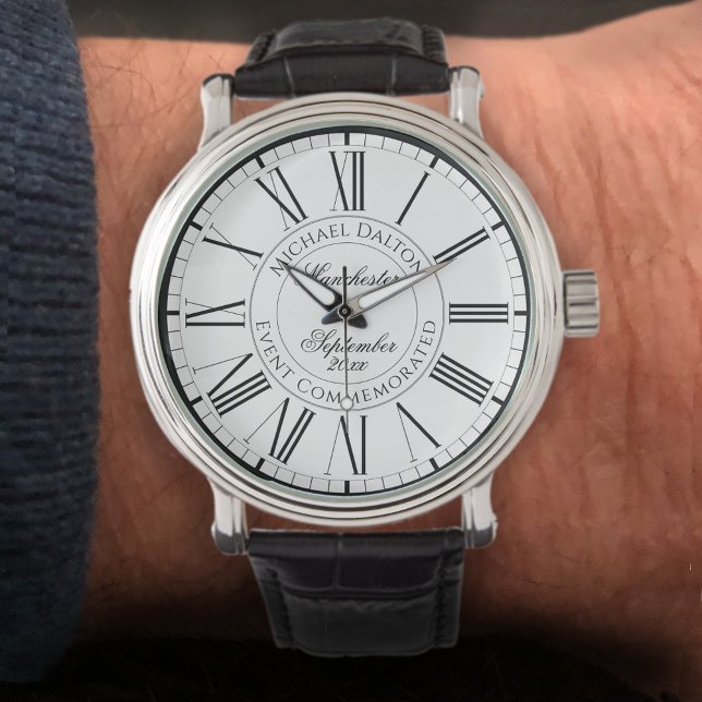 Special Event Commemoration Personalised Watch (Creator Uploaded)