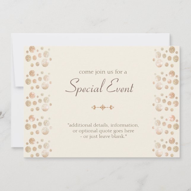 Special Event Invitation (Front)