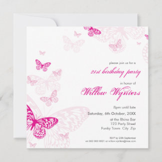 SPECIAL EVENT INVITES :: butterflies 1SQ