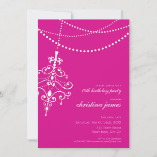 SPECIAL EVENT INVITES :: chandelier + lights 5P