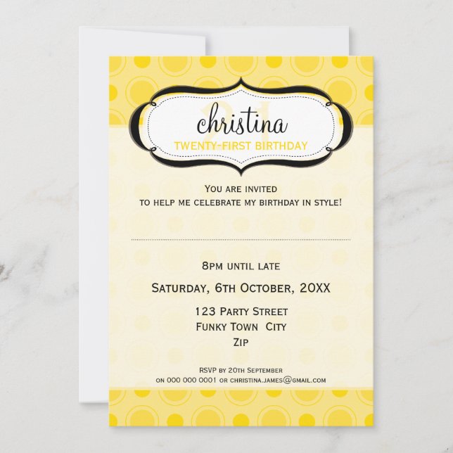 SPECIAL EVENT INVITES :: delicious 5P (Front)