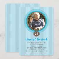 SPECIAL EVENT INVITES lovely photo spot blue