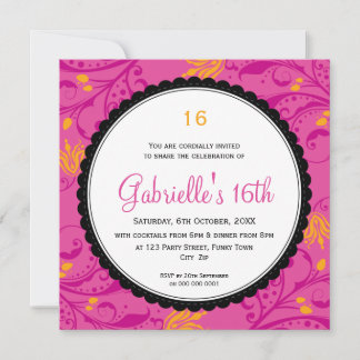 SPECIAL EVENT INVITES :: round scallop 8SQ