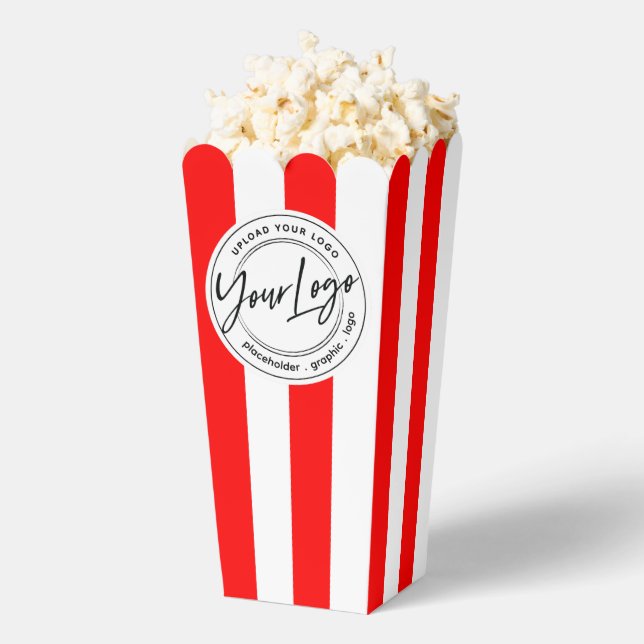 Special Event Movie Night Company Logo Popcorn Favour Box (Popped)