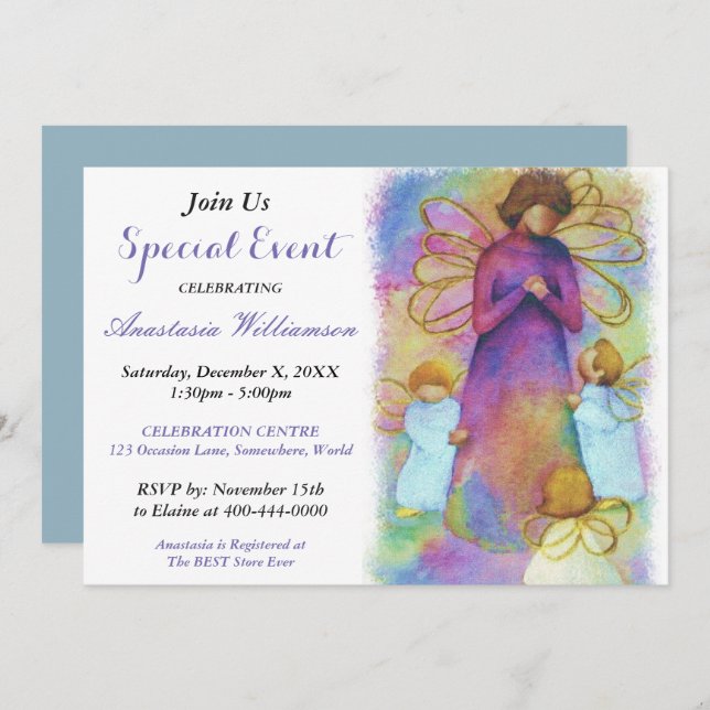 Special Event PARTY INVITE (Front/Back)