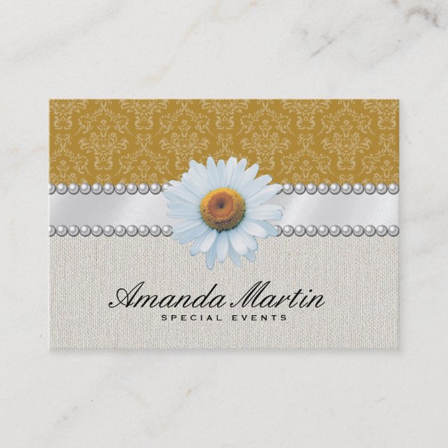 Special Events | Classic Yellow Business Card (Front)