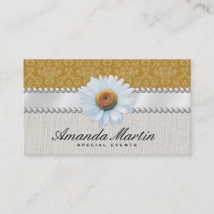 Special Events Classic Yellow Business Card