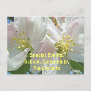 Special Events School Community Fundraisers Floral Postcard