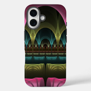Special Fantasy Pattern Abstract Colourful Fractal iPhone 16 Case
