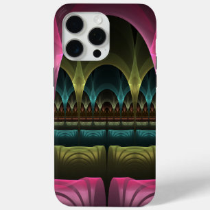 Special Fantasy Pattern Abstract Colourful Fractal iPhone 15 Pro Max Case