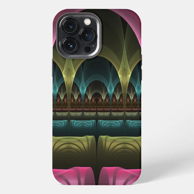 Special Fantasy Pattern Abstract Colourful Fractal iPhone Case (Back)