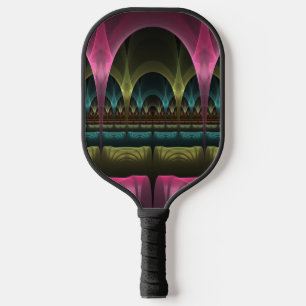 Special Fantasy Pattern Abstract Colourful Fractal Pickleball Paddle