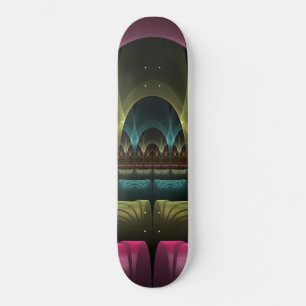 Special Fantasy Pattern Abstract Colourful Fractal Skateboard