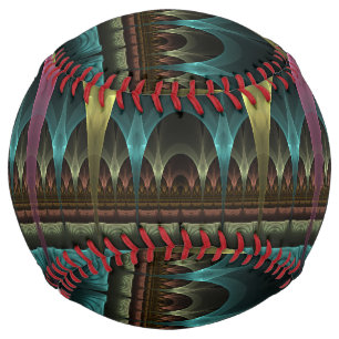 Special Fantasy Pattern Abstract Colourful Fractal Softball