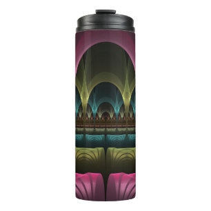 Special Fantasy Pattern Abstract Colourful Fractal Thermal Tumbler