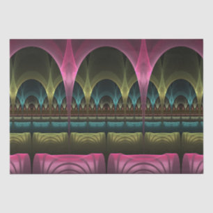 Special Fantasy Pattern Abstract Colourful Fractal Tissue Paper