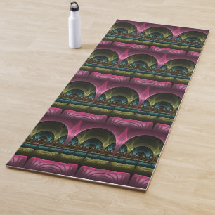 Special Fantasy Pattern Abstract Colourful Fractal Yoga Mat