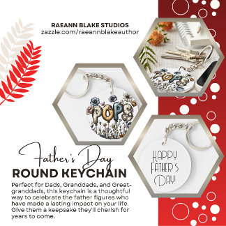 Special Father's Day Round Acrylic Keychain