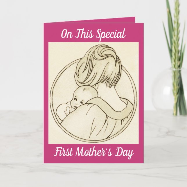 Special First Mother's Day Card (Front)