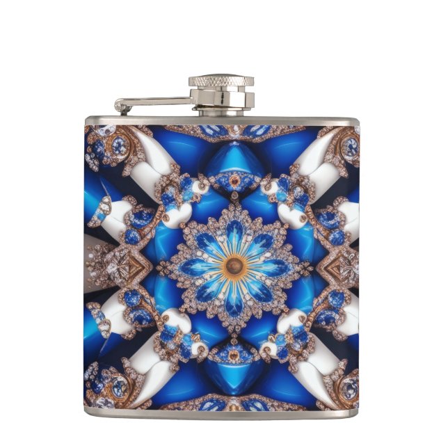 Special flask with Argentinian Colours Design (Front)