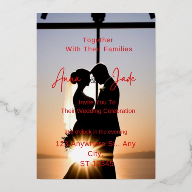 Special Foil invitation (Front)