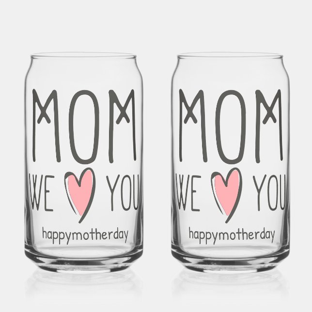 Special for Your Mother Can Glass (Left)