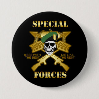 Special Forces 7.5 Cm Round Badge