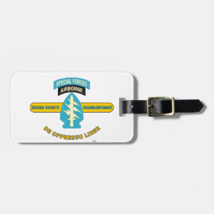 SPECIAL FORCES AIRBORNE "DE OPPRESSO LIBER" LUGGAGE TAG