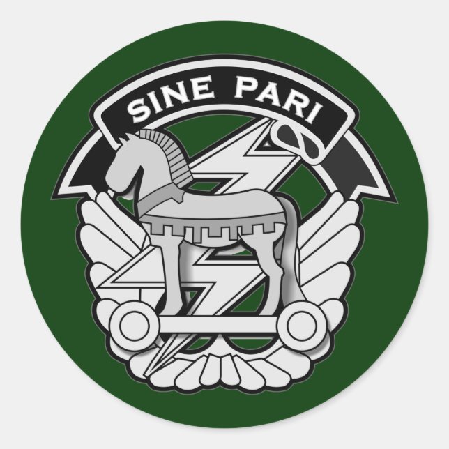 Special Forces Command DUI - Sine Pari Classic Round Sticker (Front)