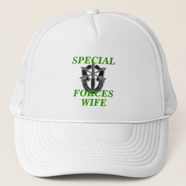 special forces green berets mum army son wife Hat (Front)