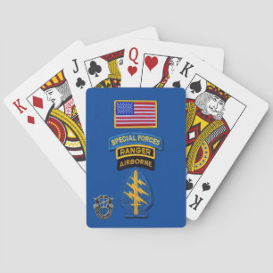 Special Forces Green Berets Playing Cards