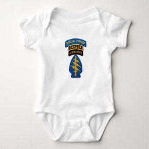 Special Forces Green Berets Rangers LRRPS Patch Baby Bodysuit