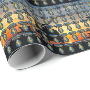 Special Forces Green Berets sf sfg sof patch Wrapping Paper