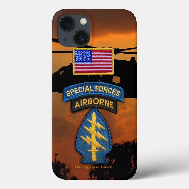 Special Forces Green Berets SF SFG SOF Vets Case-Mate iPhone Case (Back)