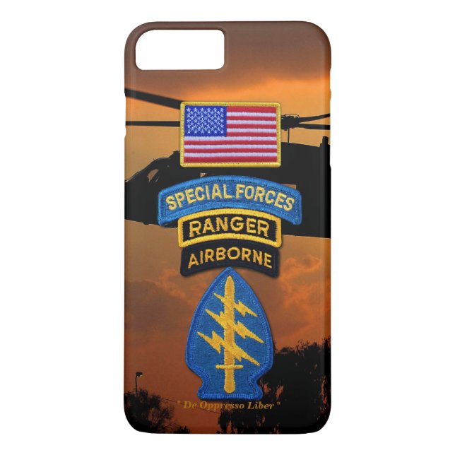 Special Forces Green Berets SF SFG SOF Vets Case-Mate iPhone Case (Back)