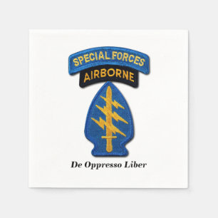 Special Forces Green Berets SFGA SFG SF Veterans Napkin
