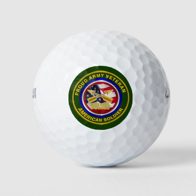 Special Forces Group (Airborne) Golf Balls (Front)