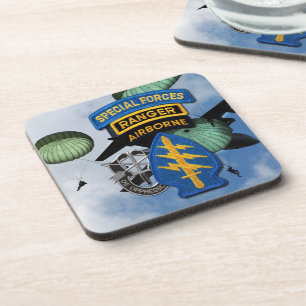 Special Forces Group Green Berets SF SFG SFGA Coaster